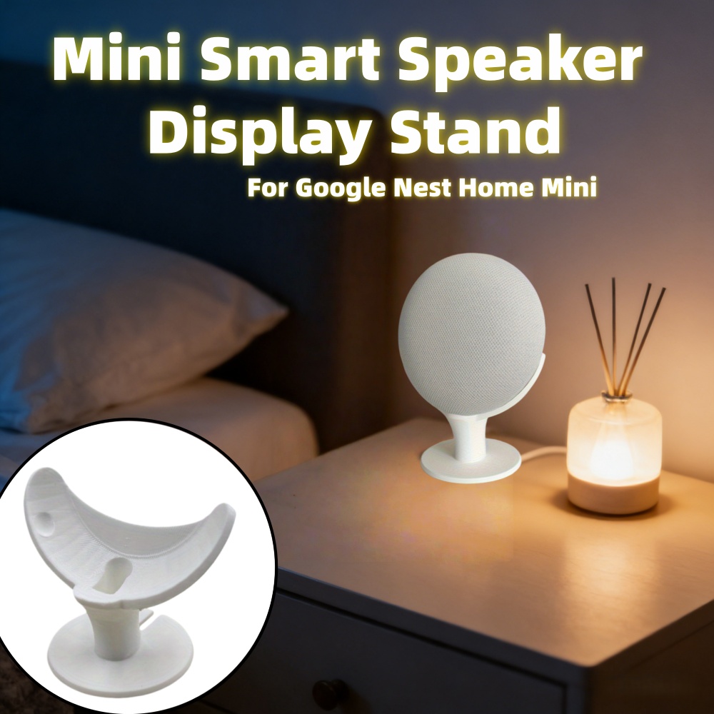Google Speaker Nest Mini - ขาตั้งลำโพงอัจฉริยะขนาดเล็ก ฐานวางตั้งโต๊ะสำหรับใช้ในบ้าน ชั้นวางของตกแต่ง สำหรับ Google Nest