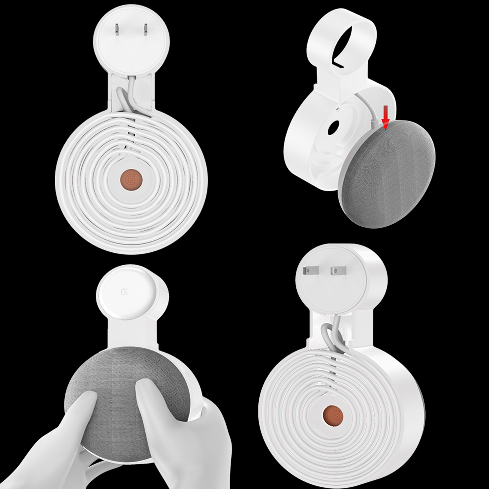 Outlet Wall Mount Holder Brack - Google Speaker Nest Mini บทวิจารณ์และราคา