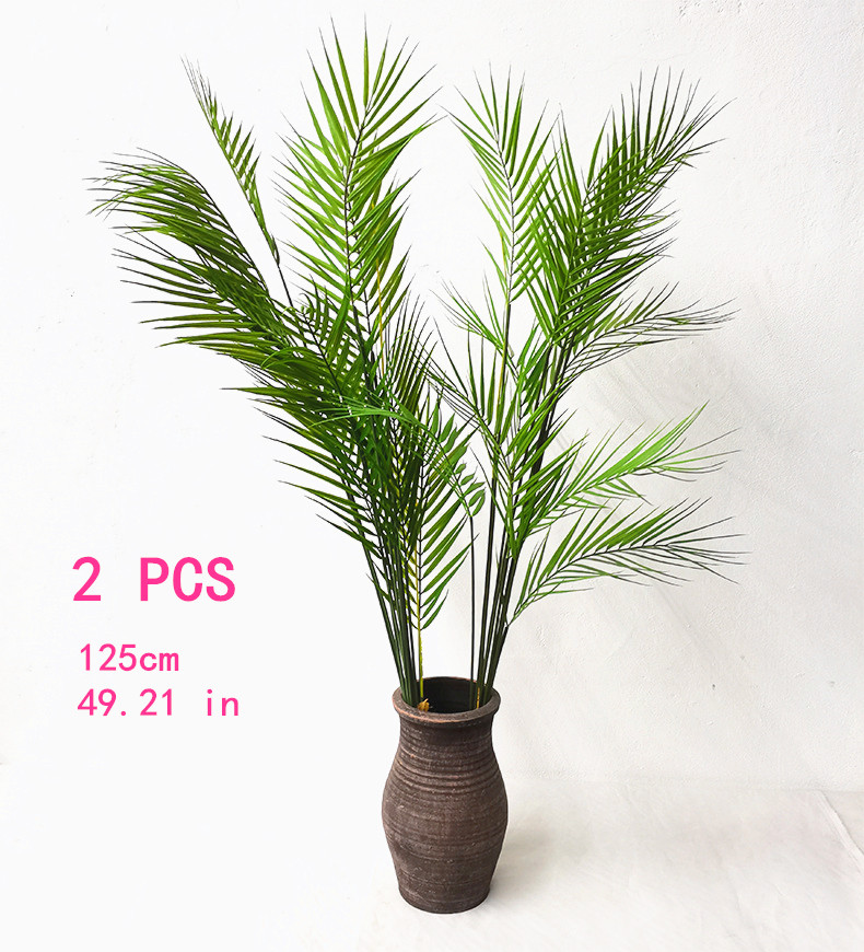 ขนาดใหญ่ประดิษฐ์ปาล์มต้นไม้สีเ - Ficus Lyrata Tree บทวิจารณ์และราคา