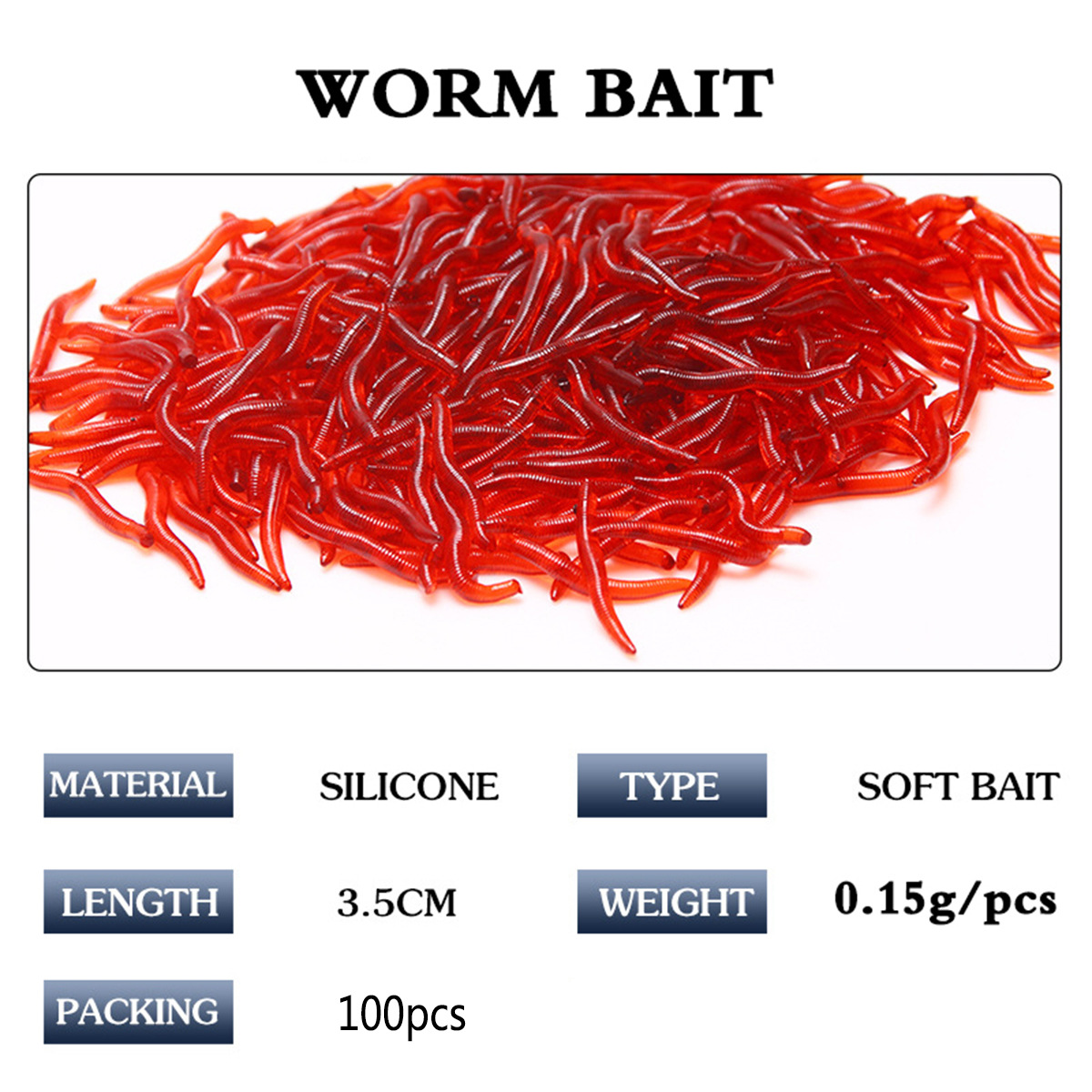 เหยื่อตกปลาแบบนิ่ม 3.5 ซม. สำห - Aglaonema Red บทวิจารณ์และราคา